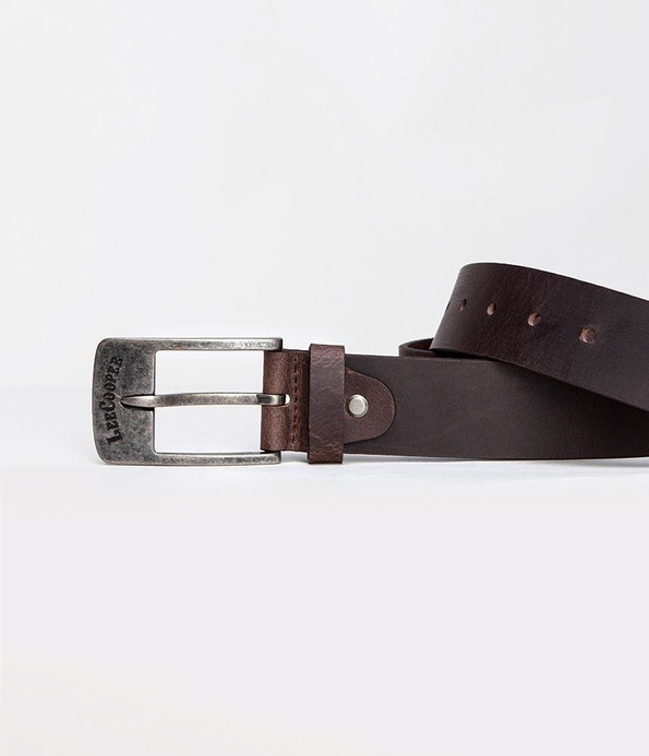 Skórzany pasek LCJ94 BROWN