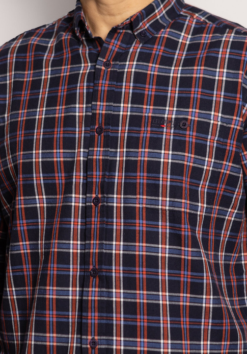 Koszula męska comfort NEW TENBY 14KZ RED OCHRE