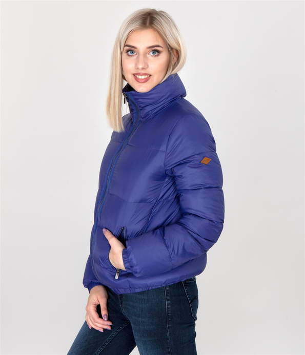 Puchowa kurtka z wysoką stójką GIA 1920 BLUE