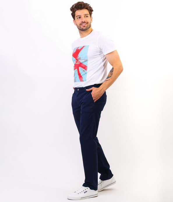 Niedenimowe spodnie męskie GALATA 4023 NAVY BLAZER