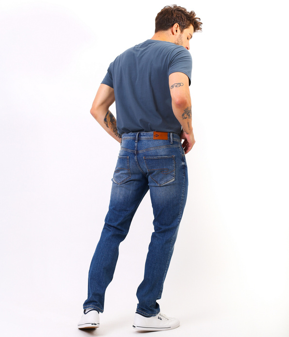 Jeansy męskie slim JAMES 2506 DESTROYED