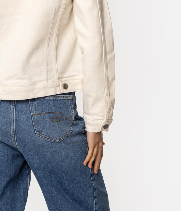 Kurtka jeansowa damska FABIA 4842 WHITE