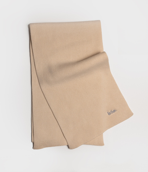 Komplet z kaszmirem czapka zimowa damska i szalik 9011 BEIGE