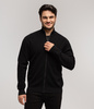 Rozpinany sweter EMAD COTTON BLACK