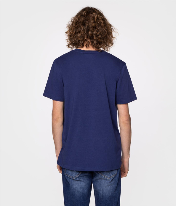 T-shirt z nadrukiem BRAND6 6010 MEDIEVAL BLUE