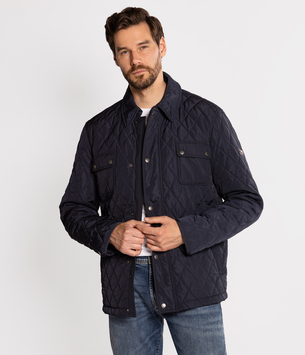 Pikowana kurtka LUCIANO 9064 NAVY BLAZER