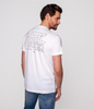 T-shirt regular z nadrukami GALAXY 1010 WHITE