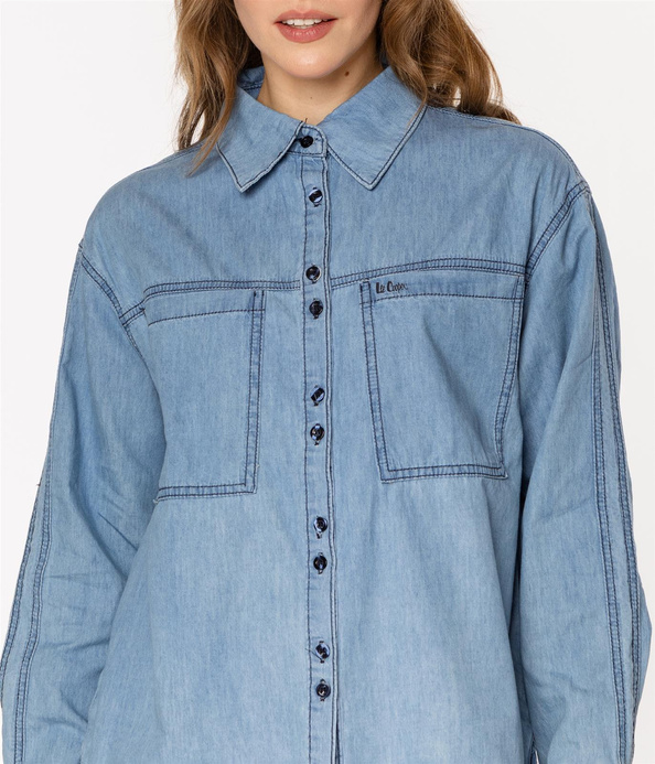 Denimowa koszula damska PARLA 5015 BRUSHED USED
