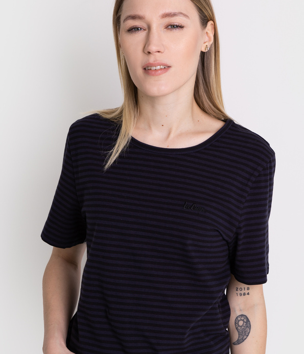 T-shirt w poziome paski SIA 9505 BLACK STRIPES