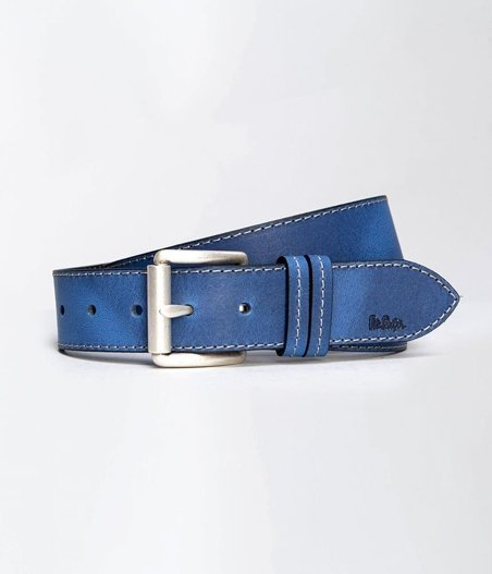 Skórzany pasek LCJ81 NAVY