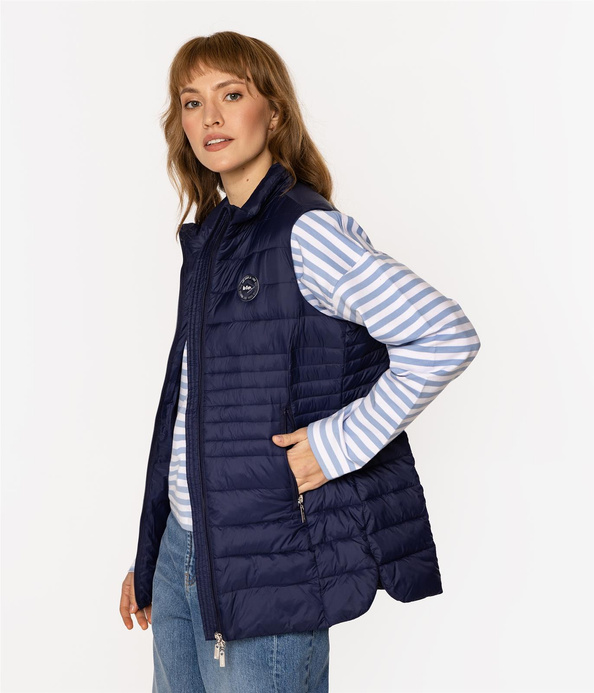 Kurtka damska z kamizelką i kapturem VALERIA 7000 NAVY