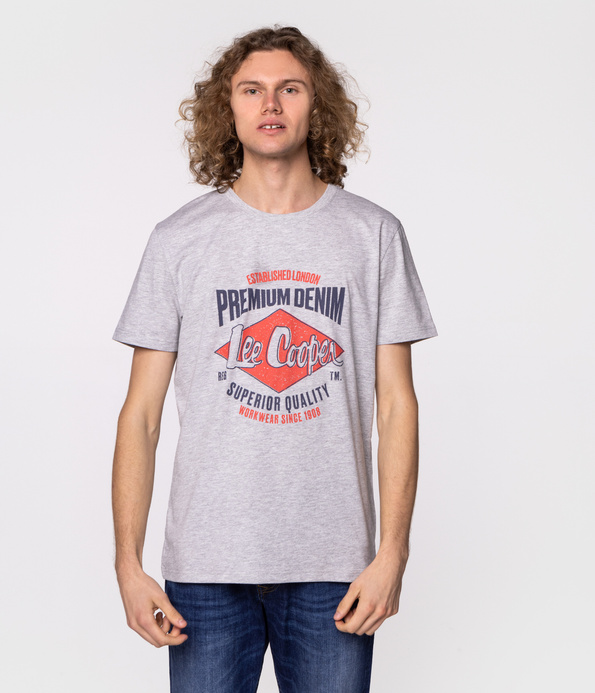 T-shirt unisex BRAND10 1020 GREY MELANGE