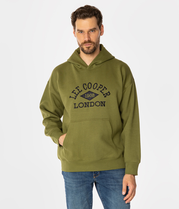 Bluza unisex z kapturem LOGO 2975 SPHAGNUM