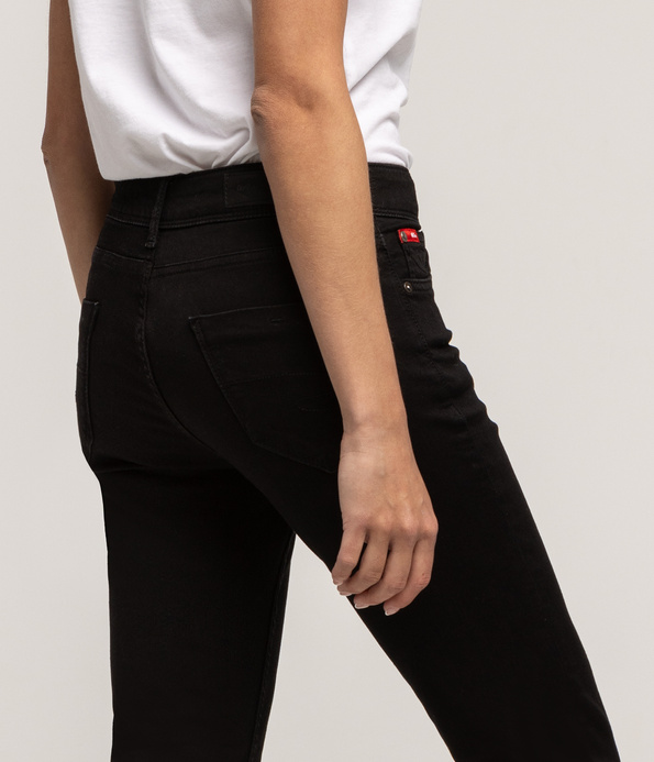 Jeansy damskie regular KIM 8151 BLACK BLACK