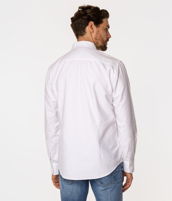 Koszula męska slim LIAM OXFORD WHITE