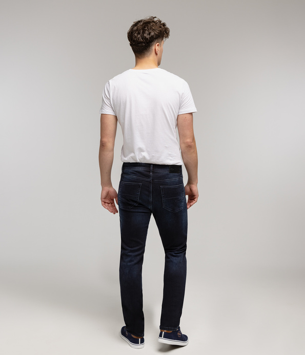 Jeansy męskie tapered LC7504 1386 DARK USED