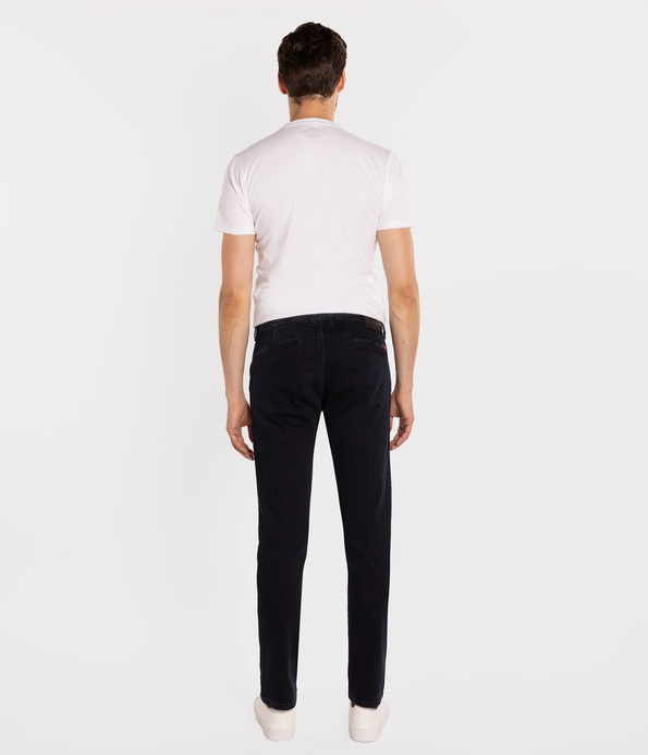 Jeansy męskie slim GENOVA 1327 BLUE BLACK