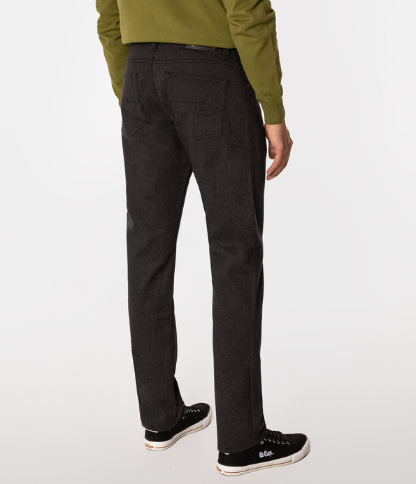 Niedenimowe spodnie męskie tapered LC7504 7007 GREY