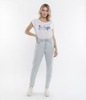 Jeansy damskie mom jeans MATEA 2405 BLEACH
