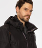 Kurtka zimowa z kapturem RASEL2 7416 BLACK