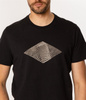 T-shirt męski z nadrukiem DIAMOND5 1160 BLACK