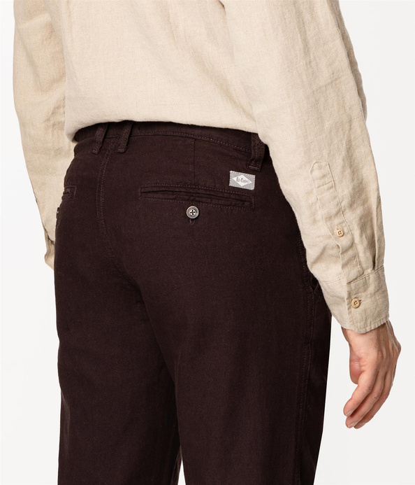 Niedenimowe lniane spodnie męskie GALATA 3600 BLACK