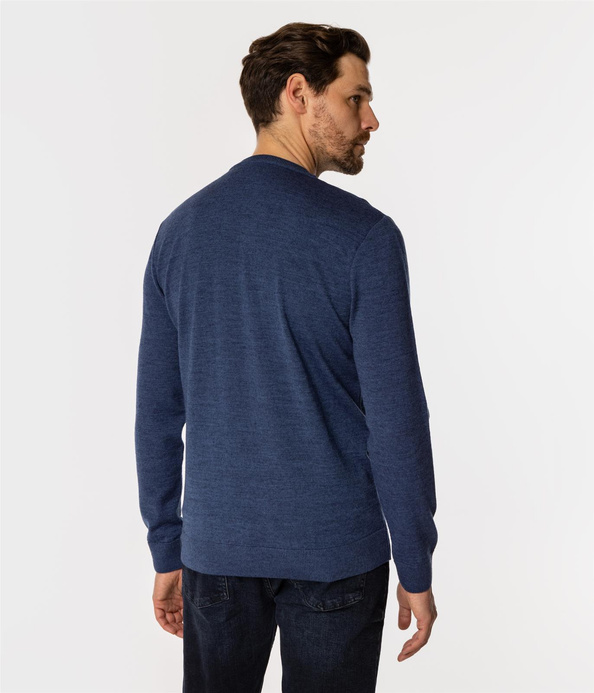 Sweter męski regular z wełną merino LOKI MERA JEANS