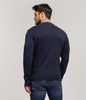 Sweter z bawełny organicznej BILL ORGANIC NAVY
