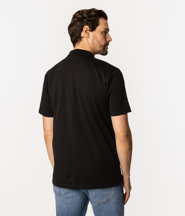 Koszula polo męska regular ALAN 7124 BLACK