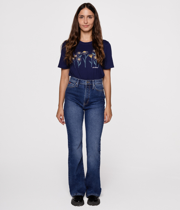 Jeansy damskie bootcut MERY 2417 STONE USED