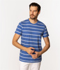 T-shirt męski w paski STRIPES1 4180 BLUE YONDER