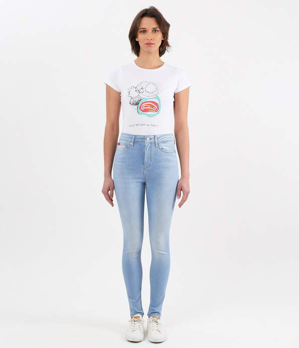 Jeansy damskie skinny DAILY 2704 LIGHT USED