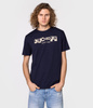 T-shirt slim LC BLOCK1 1010 NAVY