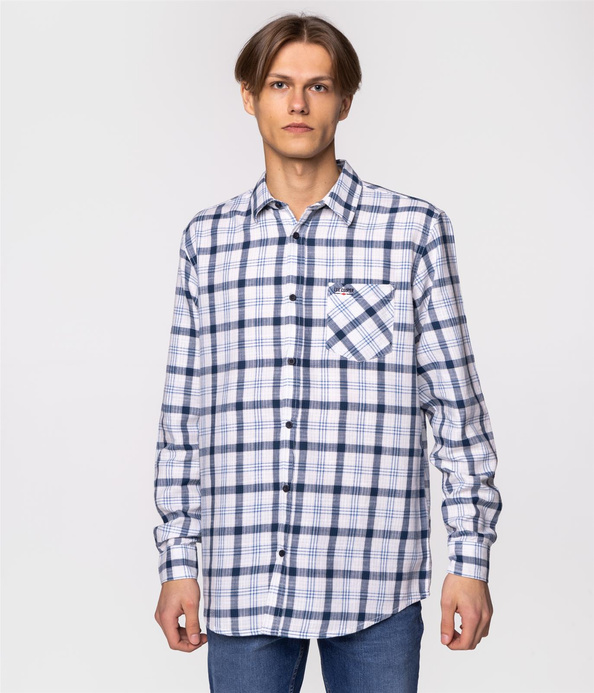 Koszula w kratkę SCOTT 5701 WHITE