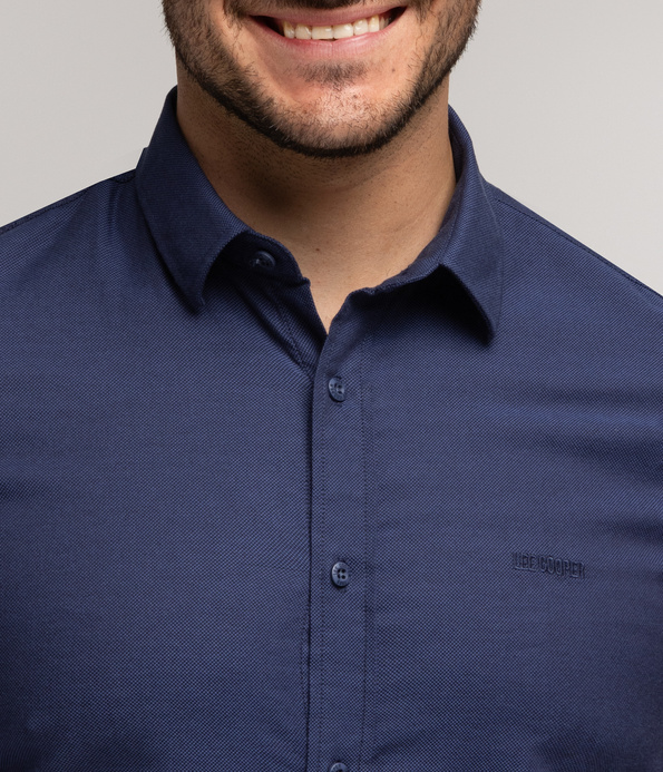 Koszula męska regular VAN DOBBY NAVY