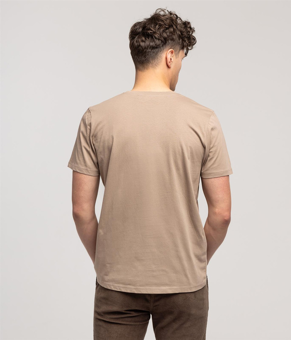 Klasyczny t-shirt z okrągłym dekotem OBUTCH 0875 FUNGI