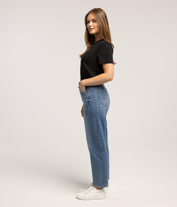 Jeansy damskie barrel CABRA 3122 LIGHT WASH