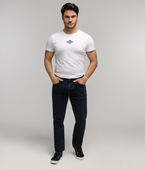 Jeansy męskie comfort slim DENZEL 2701 BLUE BLACK