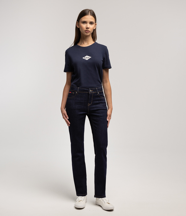 Jeansy damskie regular KIM 2249 RINSED