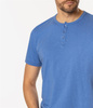 T-shirt męski HENLEY2 1160 BLUE YONDER
