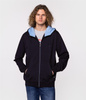 Rozpinana bluza męska z kapturem EVAN 4202 NAVY