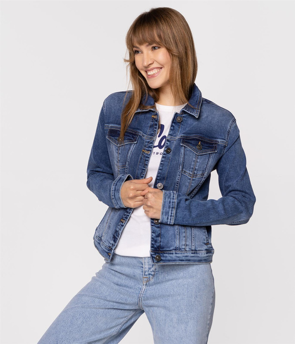 Jeansowa kurtka FABIA 1223 BRUSHED USED