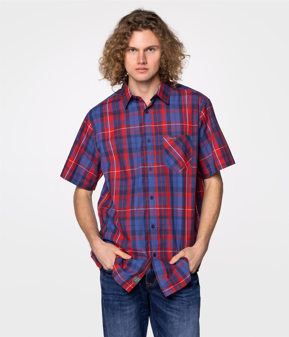 Koszula w kratkę SAM2 5683 RED