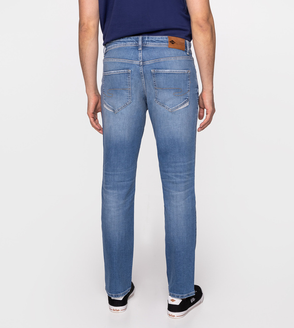 Jeansy męskie slim JAMES 3022 LIGHT USED