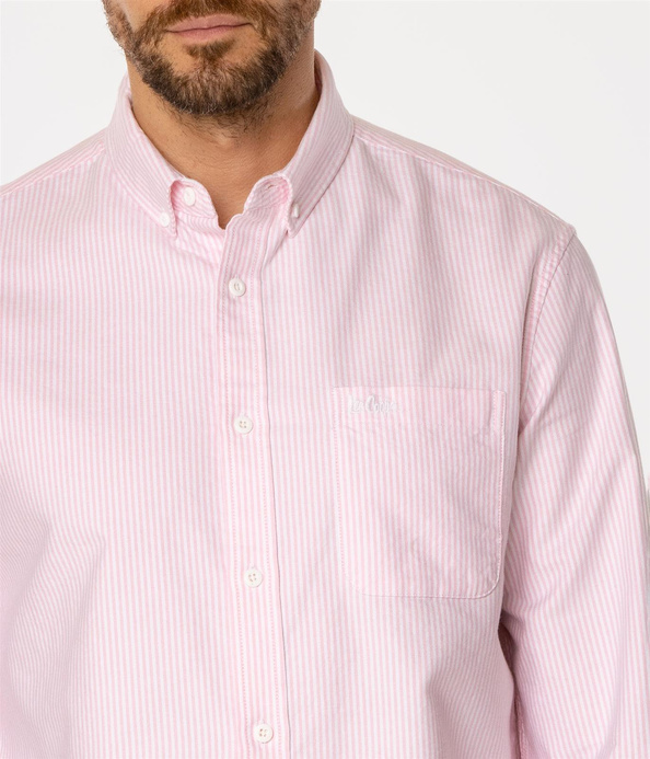 Koszula męska regular w paski LARS OXFORD STRIPES