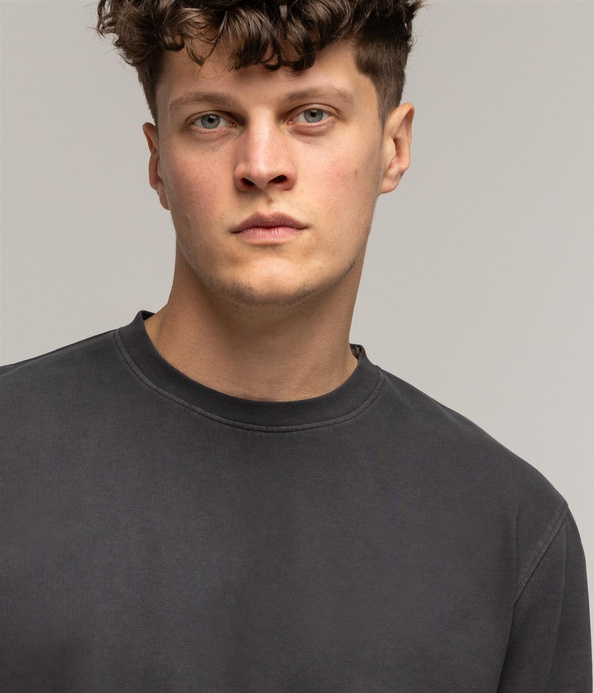 T-shirt z długim rękawem MARIUS 2400 BLACK