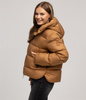Puchowa kurtka LESLIE 9010 BROWN SUGAR
