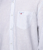 Koszula regular w paski z lnem WILL 9144 WHITE