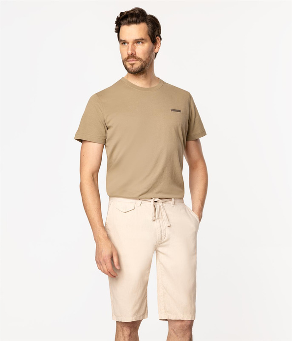 Bermudy męskie regular MODLIN 3600 ANCIENT SCROLL