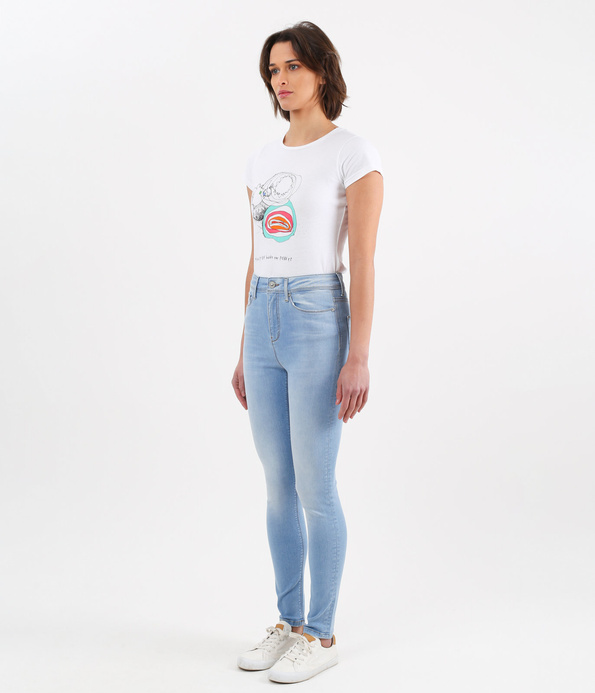 Jeansy damskie skinny DAILY 2704 LIGHT USED